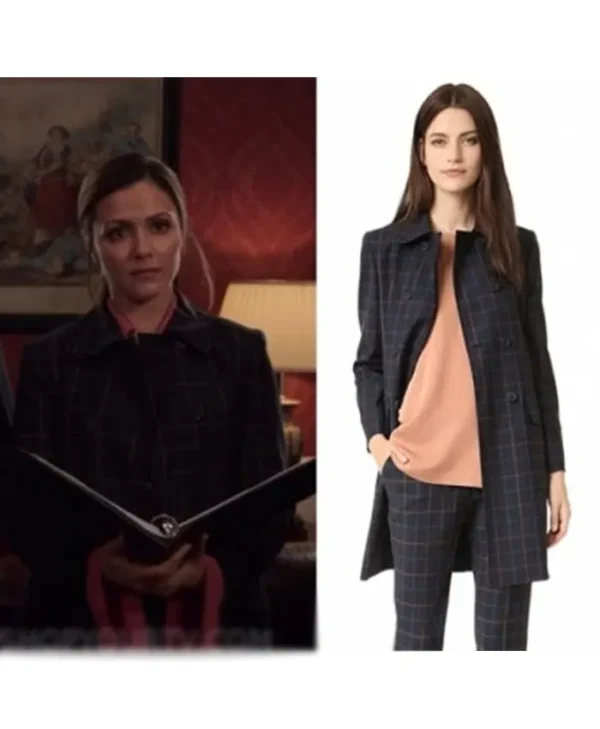 Emily Rhodes Designated Survivor S3 E2 Check Coat