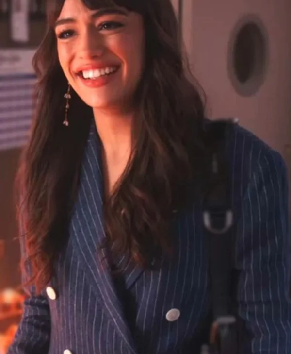 Emily in Paris S04 Thalia Besson Double-Breasted Blazer