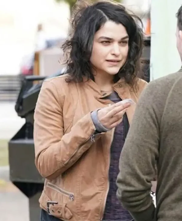 Eve Harlow The Rookie Brown Suede Leather Jacket