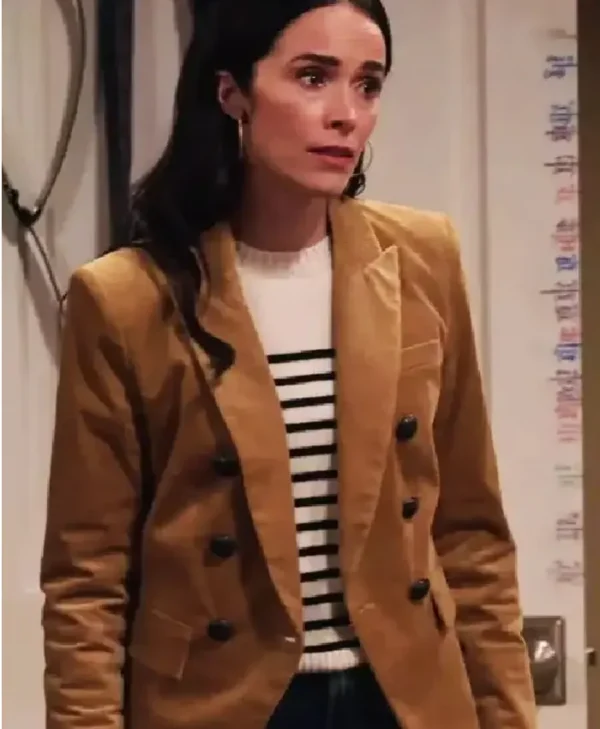 Extended Family S01 Abigail Spencer Brown Blazer