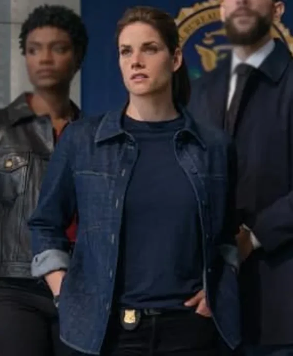 FBI Missy Peregrym Blue Denim Jacket