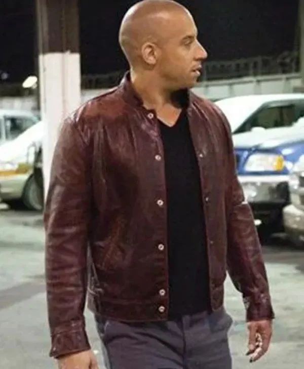 Fast and Furious Dom Maroon Jacket