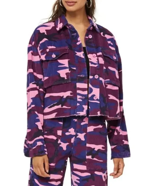 Fatin Jadmani The Wilds Camo Corduroy Jacket