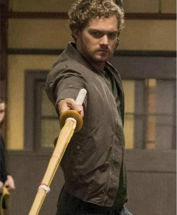 Finn Jones Iron Fist Varsity Bomber Jacket