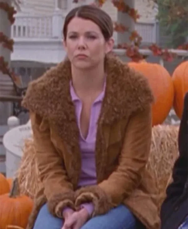 Gilmore Girls Lauren Graham Shearling Leather Jacket