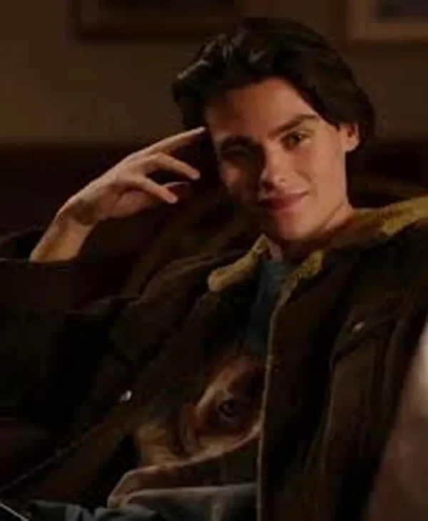 Ginny And Georgia Felix Mallard Fur Collar Wool Jacket