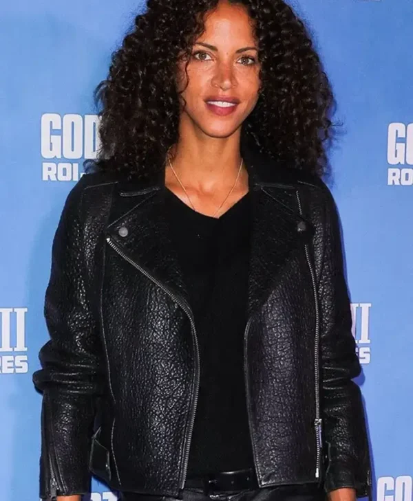 Godzilla King of the Monsters Noémie Lenoir Premiere Biker Jacket