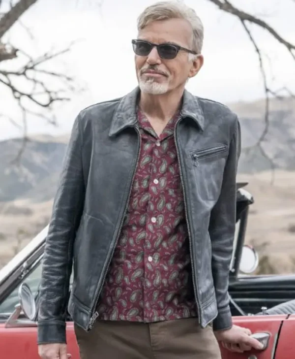 Goliath Billy Bob Thornton Leather Black Jacket