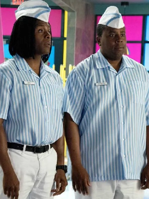 Good Burger 2 Striped Shirt