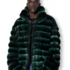 Green Chinchilla Jacket