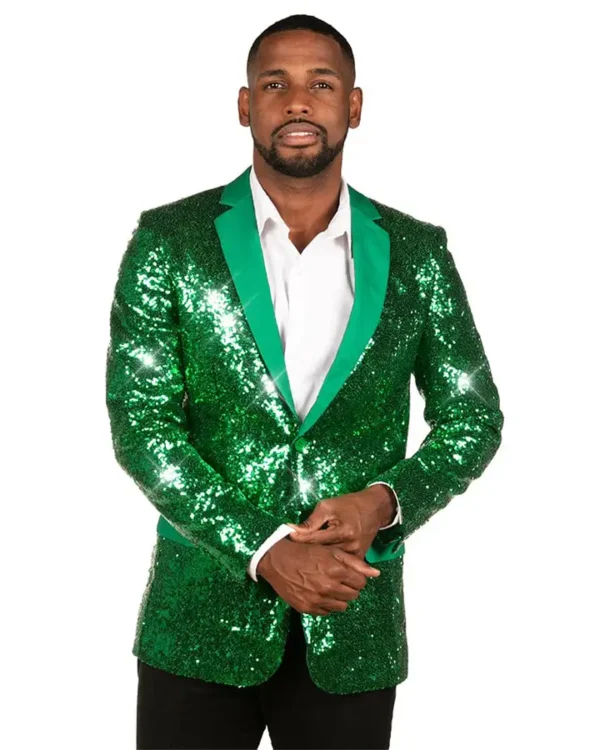 Green Christmas Blazer