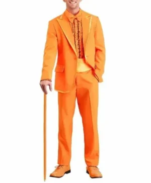 Halloween Orange Tuxedo Suit