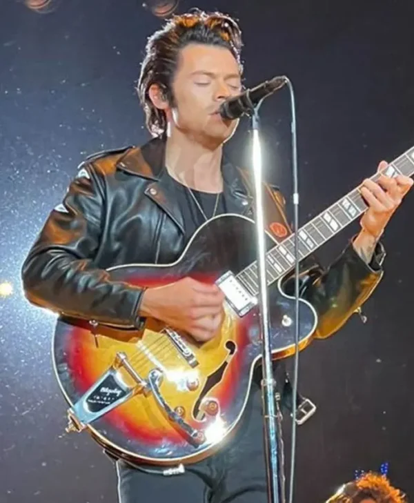 Harry Styles Harryween Black Leather Jacket