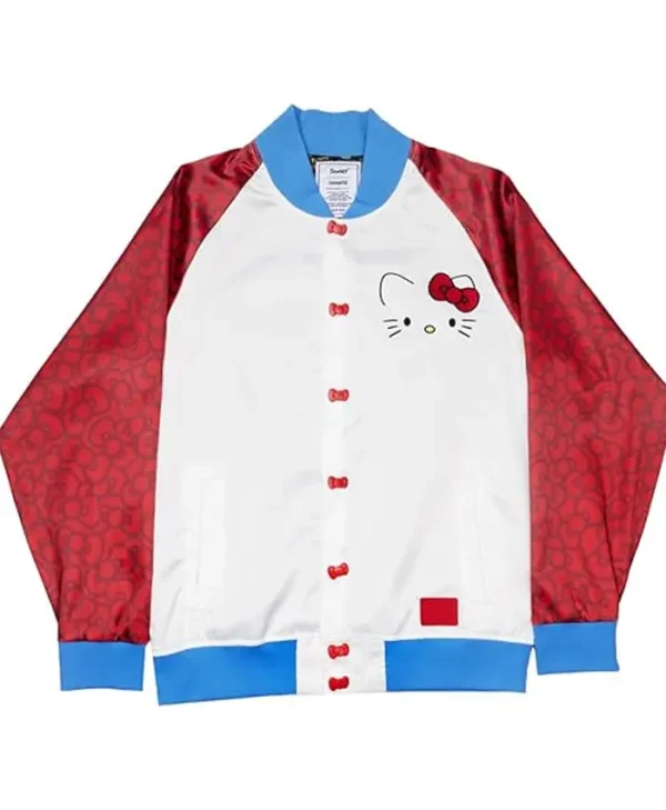 Hello Kitty 50th Anniversary Red And White Cotton Jacket