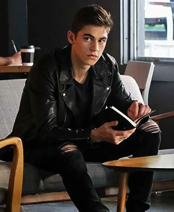 Hero Fiennes Tiffin After Biker Black Jacket