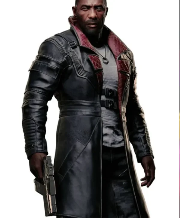 Idris Elba Cyberpunk 2077 Black Coat