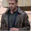 Ikaris The Eternals Brown Leather Car Coat