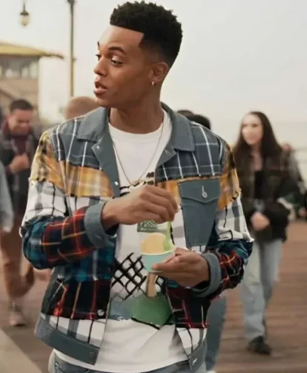 Jabari Banks Bel-Air Plaid Jacket