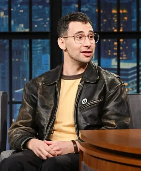 Jack Antonoff Leather Black Jacket