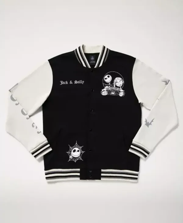 Jack The Nightmare Before Christmas Coffee Varsity Jacket