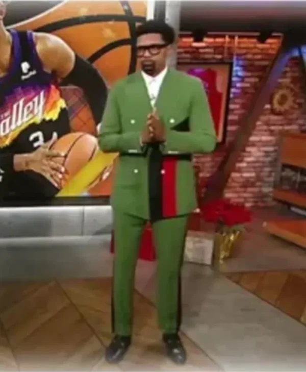 Jalen Rose Christmas Suit