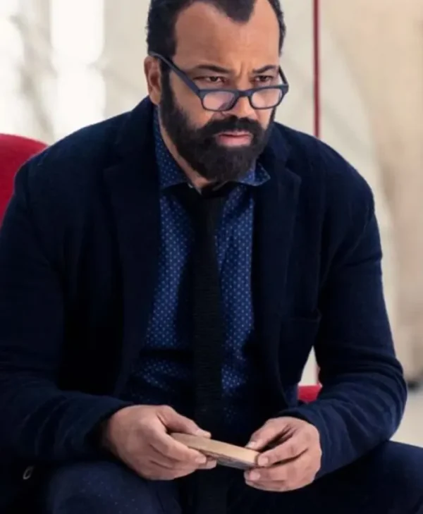 Jeffrey Wright Westworld Black Wool Coat