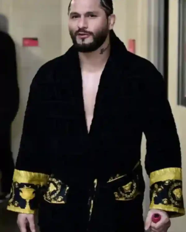 Jorge Masvidal Black Versace Robe