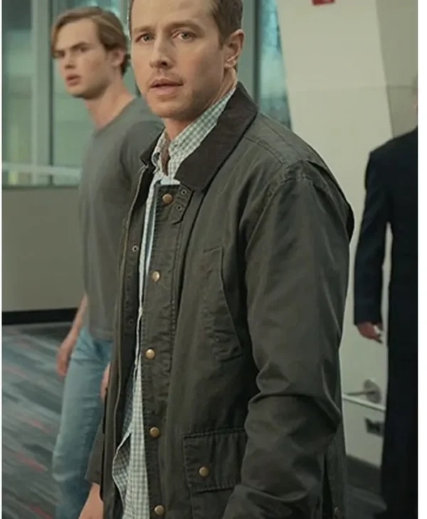 Josh Dallas Manifest Stand Up Collar Cotton Jacket