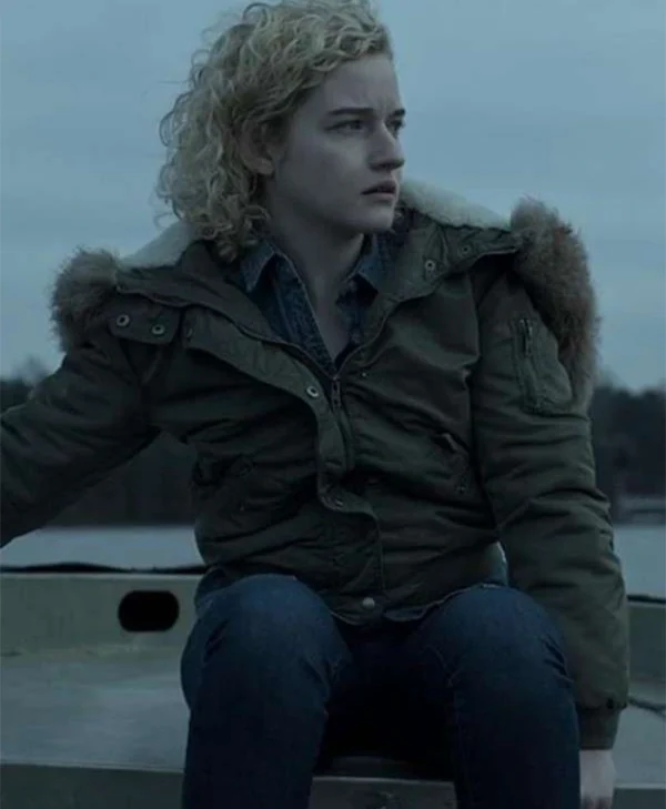 Julia Garner Ozark Green Parka Hooded Jacket