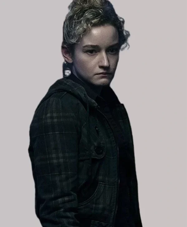 Julia Garner Ozark Plaid Hood Jacket