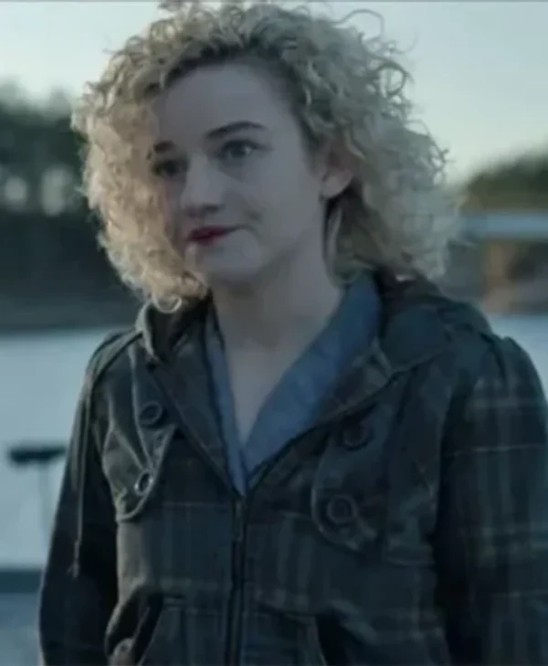 Julia Garner Ozark S04 Green Cotton Jacket For Sale