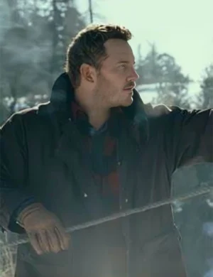 Jurassic World Owen Grady Brown Cotton Trench Duster Coat