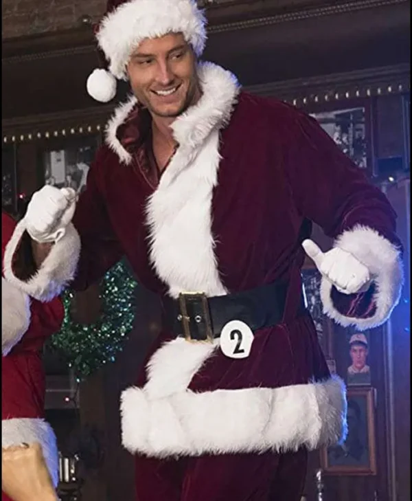 Justin Hartley A Bad Moms Christmas Red Jacket