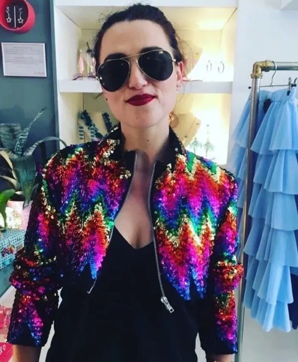 Katie Mcgrath Multicolor Sequin Jacket