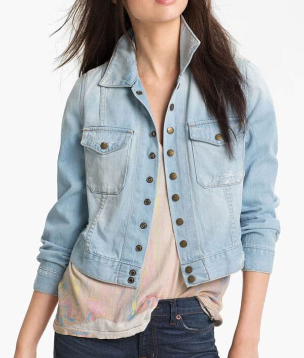 Kelsey Asbille Yellowstone S3 Blue Denim Jacket