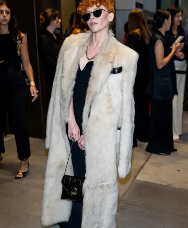 Khaite Show Natasha Lyonne Fur Coat