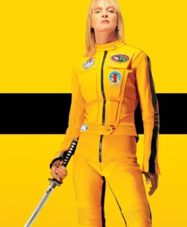 Kill Bill The Bride Yellow Motorcycle Jacket