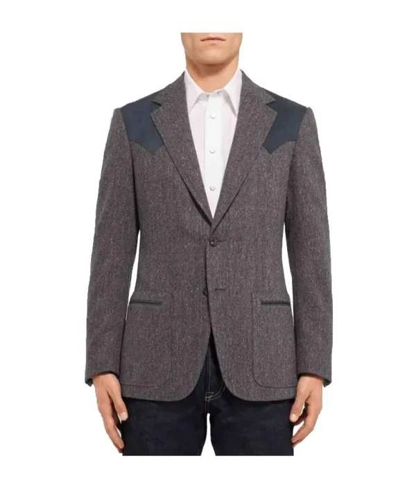 Kingsman The Golden Circle Agent Whiskey Gray Jacket