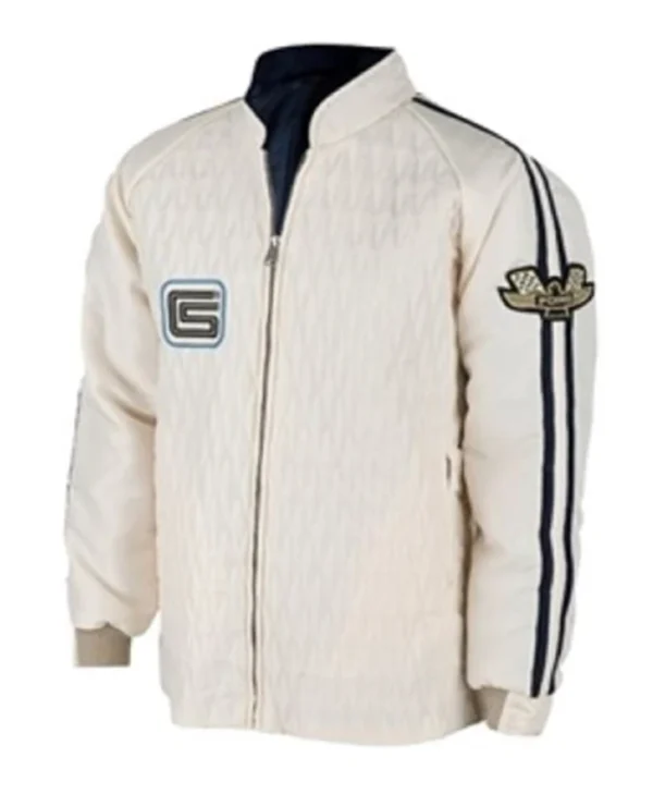 Le Mans Shelby Ford V Ferrari American Team White Jacket