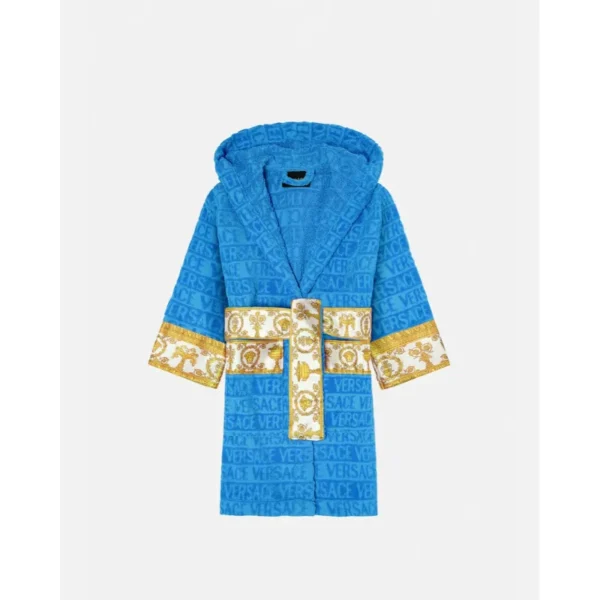 Light Blue Versace Robe