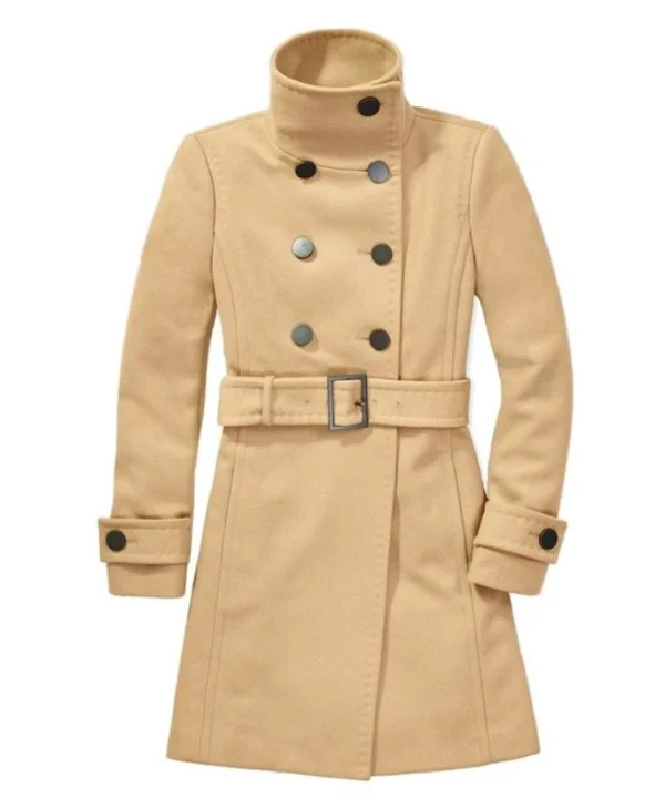 Lili Reinhart Riverdale Wool Camel Peacoat