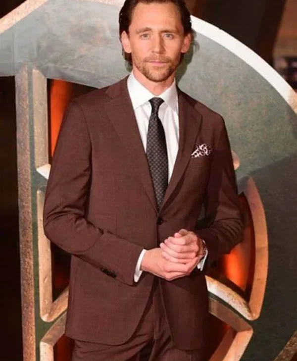 Loki Tom Hiddleston Maroon Suit