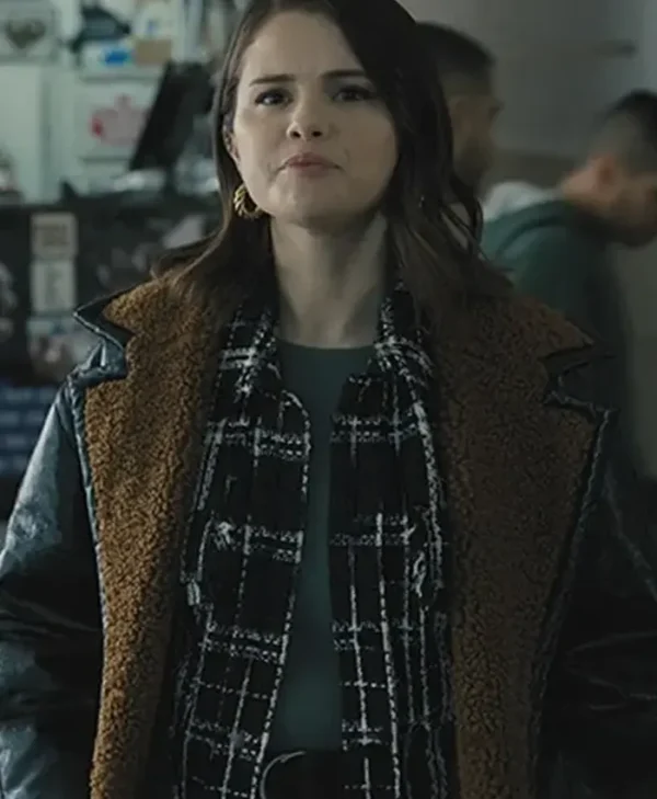 Mabel Mor Only Murders In The Building Black Shearling Coat