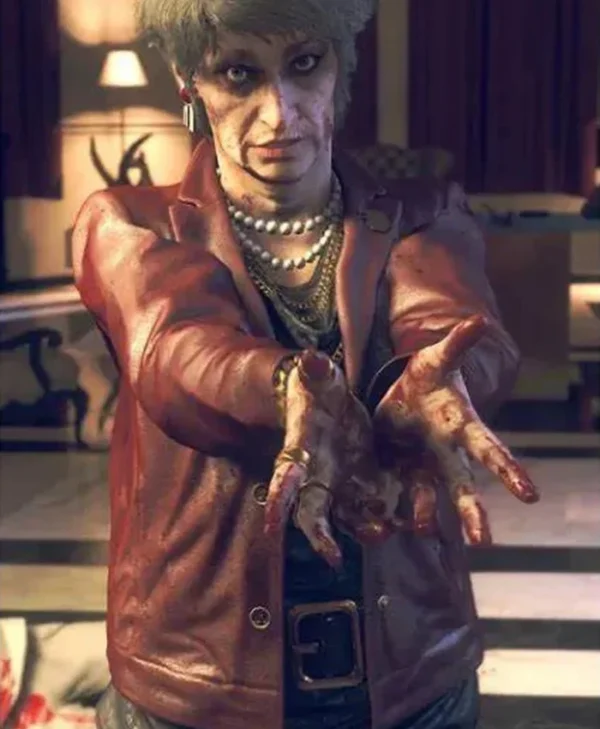 Mary Kelley Watch Dogs Legion Red Leather Jacket