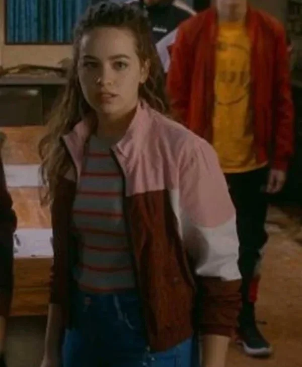 Mary Mouser Cobra Kai S03 Zipper Bomber Jacket