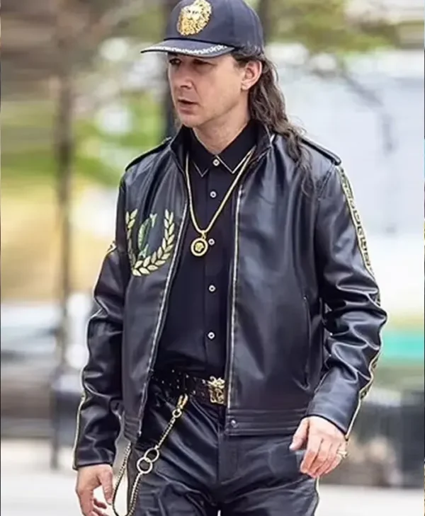 Megalopolis 2024 Shia LaBeouf Leather Jacket