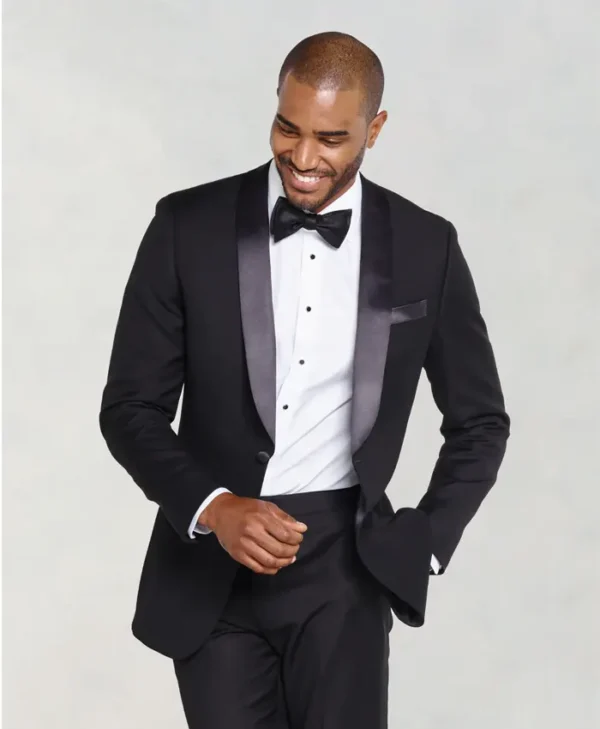 Men’s Black Shawl Collar Tuxedo