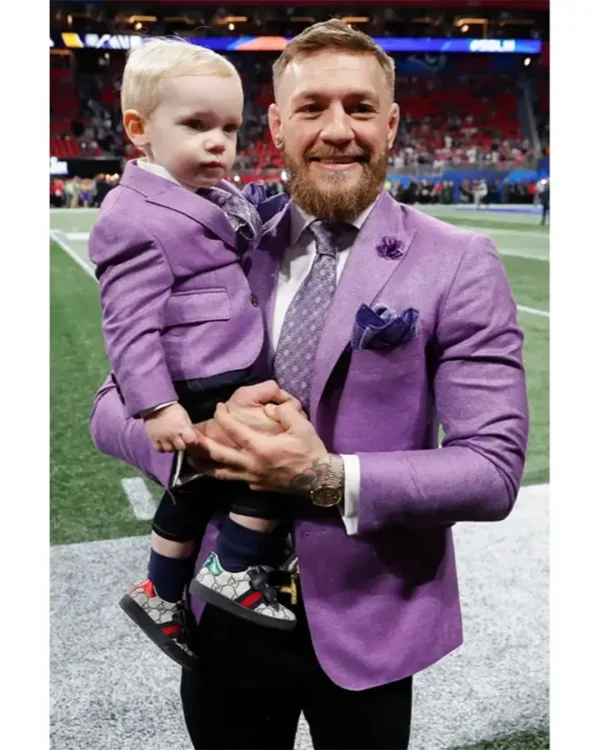 Men’s Conor McGregor Purple Suit