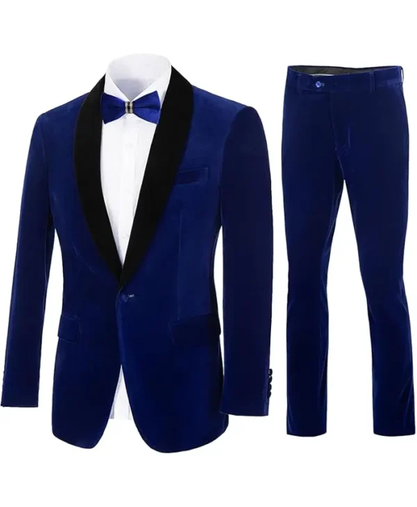 Men’s Stylish Midnight Blue Tuxedo