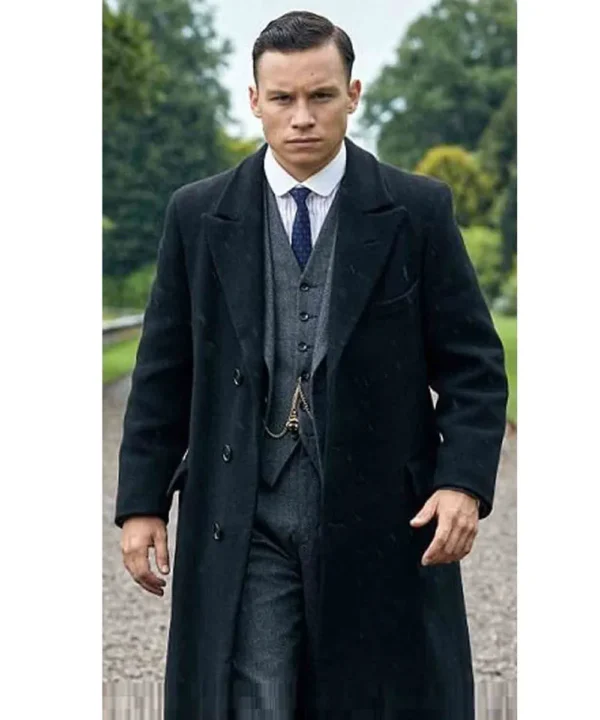 Michael Gray Peaky Blinders Long Black Coat